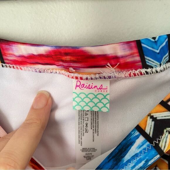 Raisins Curve Women’s Plus Size Tummy Thinner Bikini Bottom size 22W - Picture 4 of 5